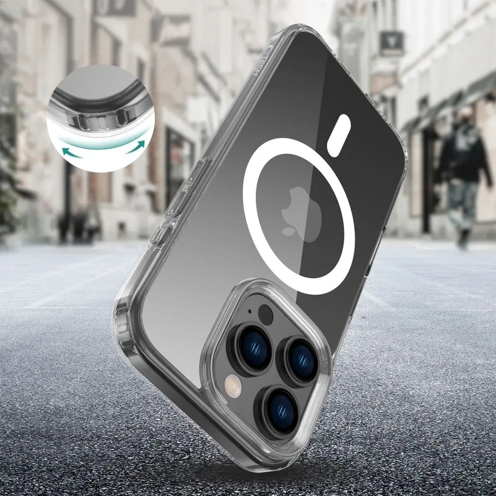 Hurtownia GSM - Pouzdro Tech-protect Flexair Hybrid MagSafe Apple iPhone 16 Pro Clear - THP3070 - {ean13} - Hurt