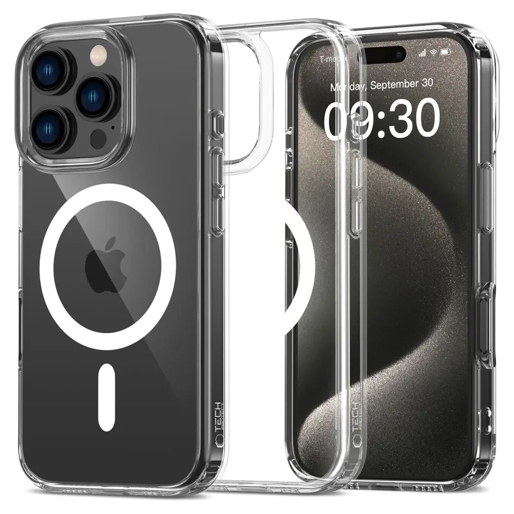 Hurtownia GSM - Husă Tech-protect Flexair Hybrid MagSafe Apple iPhone 16 Pro Max Transparentă - THP3071 - {ean13} - Hurt