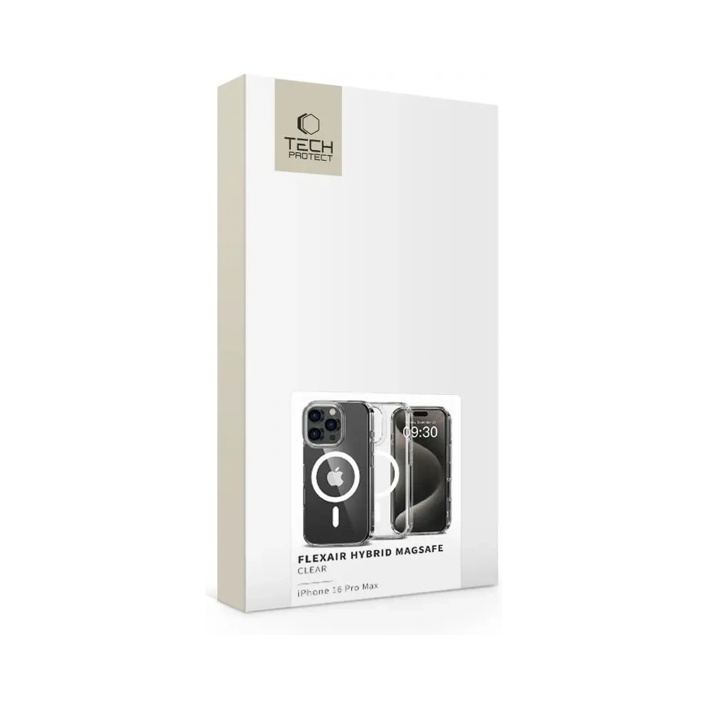 Hurtownia GSM - Husă Tech-protect Flexair Hybrid MagSafe Apple iPhone 16 Pro Max Transparentă - THP3071 - {ean13} - Hurt