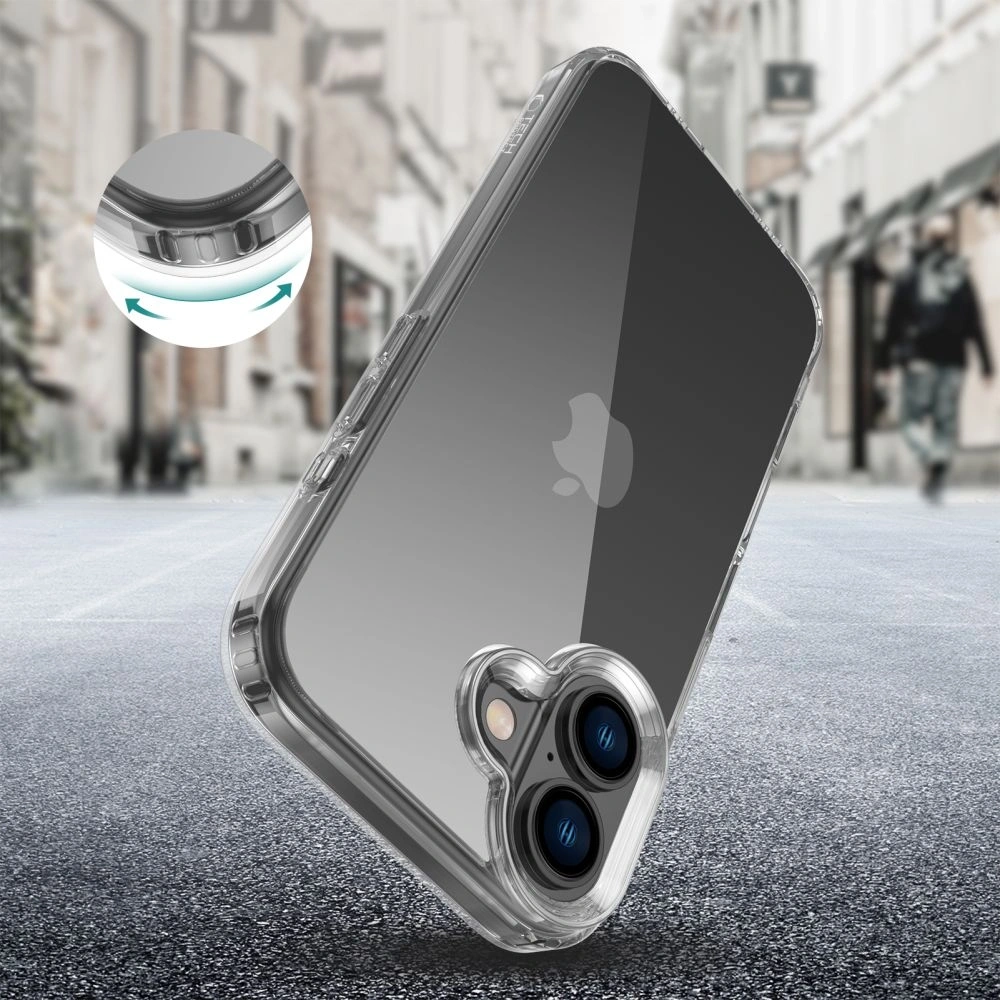 Hurtownia GSM - Etui Tech-Protect Flexair Hybrid Apple iPhone 16 Clear - THP3083 - {ean13} - Hurt