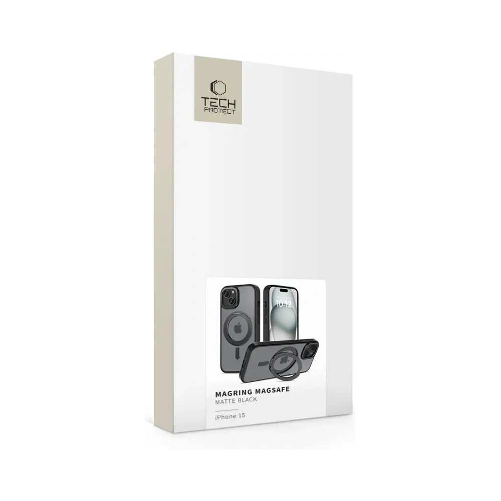 Hurtownia GSM - Tech-Protect MagRing MagSafe Apple iPhone 15 Matná Černá - THP3088 - {ean13} - Hurt