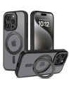 Tech-Protect MagRing MagSafe Apple iPhone 15 Pro Negru Mat - iPhone 15 Pro - Tech-Protect