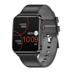 Hurtownia GSM - Smartwatch BlitzWolf BW-HL6 (czarny skórzany) - BLZ609 - {ean13} - Hurt