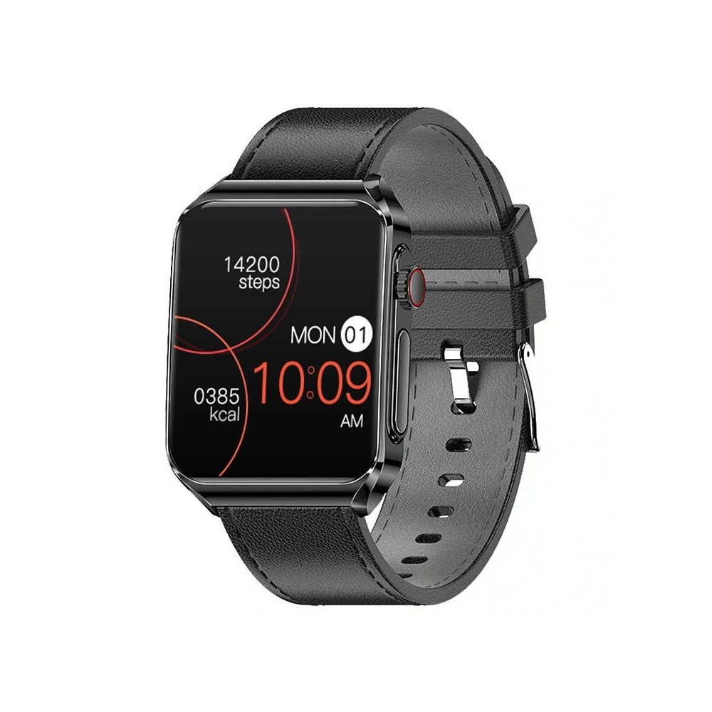 Hurtownia GSM - Smartwatch BlitzWolf BW-HL6 (schwarzes Leder) - BLZ609 - {ean13} - Hurt