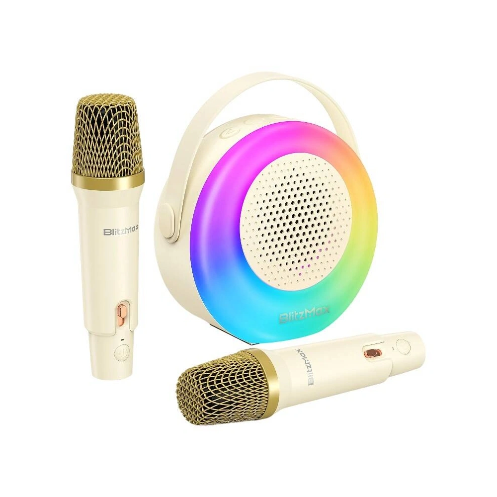 Hurtownia GSM - Sada na karaoke pro děti BlitzWolf BM-K10 (béžový) - BLZ613 - {ean13} - Hurt