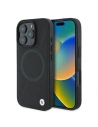 Case BMW BMHMP16L23RTPK Apple iPhone 16 Pro hardcase Sign Leather Half Textured And Circle MagSafe black - iPhone 16 Pro - BMW