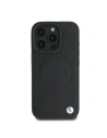 Wholesale Case BMW BMHMP16L23RTPK Apple iPhone 16 Pro hardcase Sign Leather Half Textured And Circle MagSafe black - BMW686 - {ean13} - Hurt