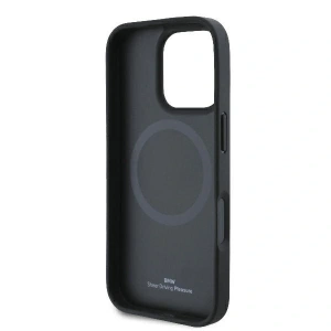 Hurtownia GSM - BMW BMHMP16L23RTPK Apple iPhone 16 Pro Hardcase Sign Leather Half Textured und Circle MagSafe schwarz - BMW686 - {ean13} - Hurt