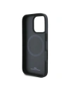 Wholesale Case BMW BMHMP16L23RTPK Apple iPhone 16 Pro hardcase Sign Leather Half Textured And Circle MagSafe black - BMW686 - {ean13} - Hurt