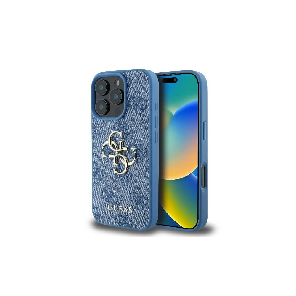 Hurtownia GSM - Etui Guess GUHCP16L4GMGBL Apple iPhone 16 Pro hardcase 4G Big Logo niebieski - GUE3475 - {ean13} - Hurt