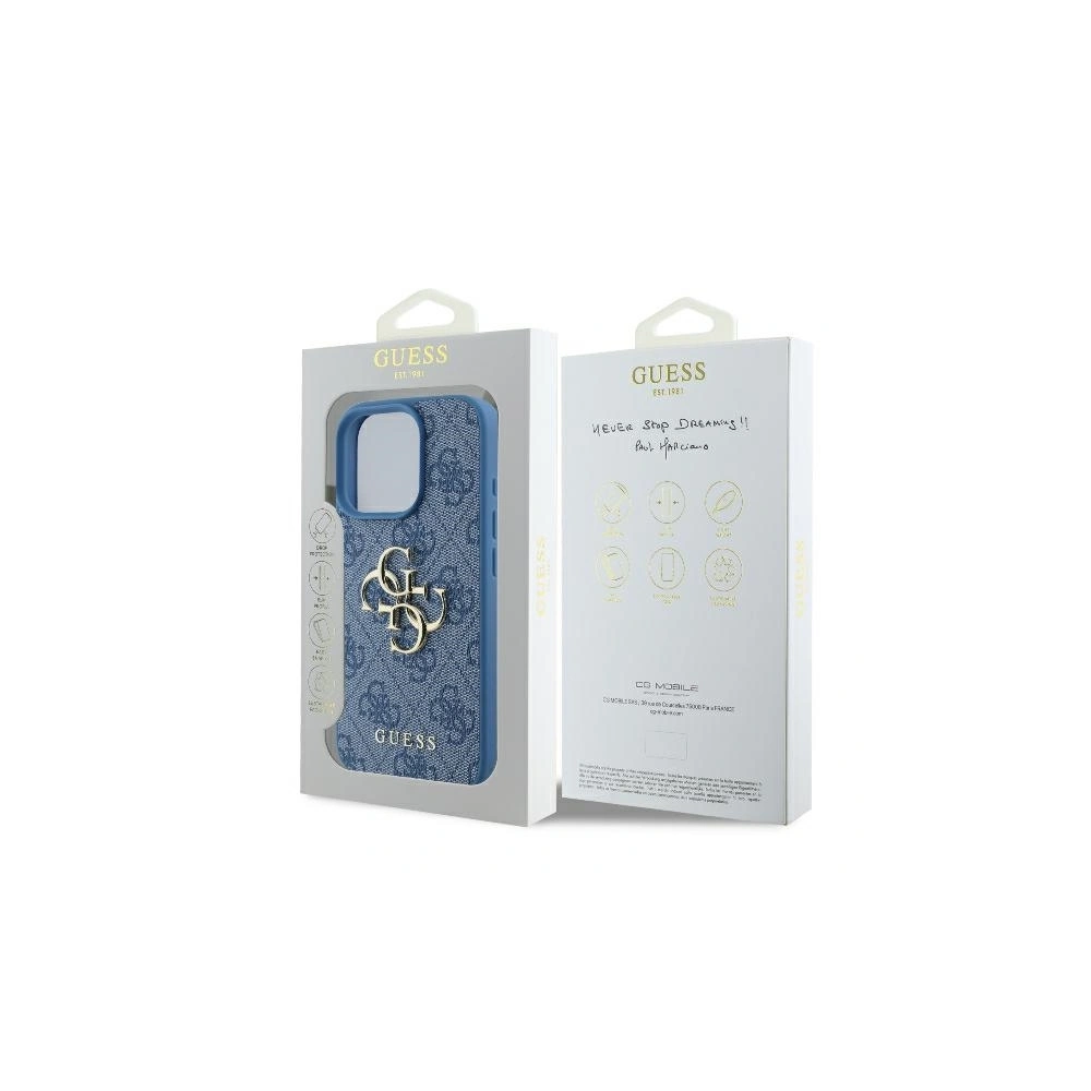 Hurtownia GSM - Guess GUHCP16L4GMGBL Apple iPhone 16 Pro hardcase 4G Big Logo modrý - GUE3475 - {ean13} - Hurt
