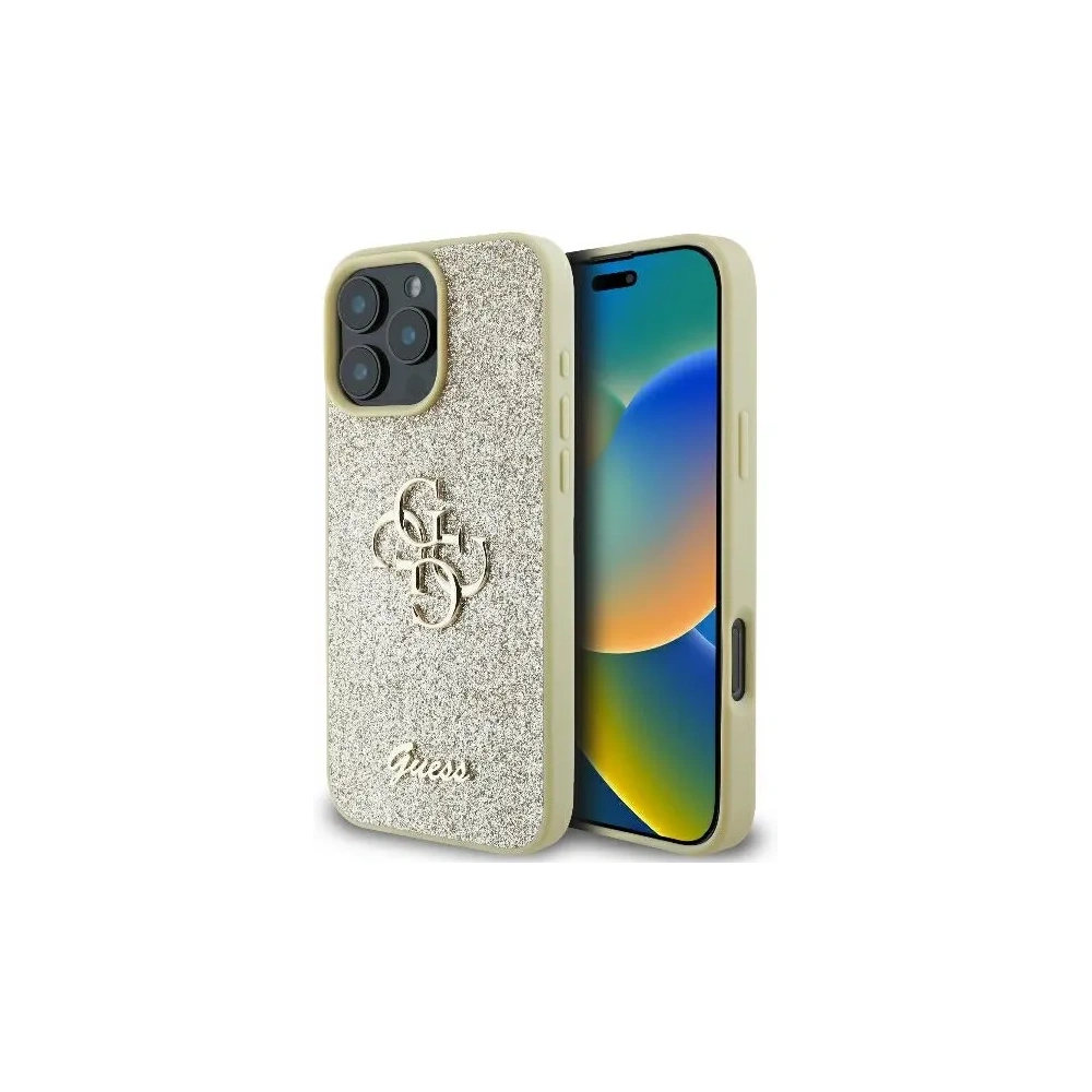 Hurtownia GSM - Guess GUHCP16LHG4SGD Apple iPhone 16 Pro hardcase Fixed Glitter Big 4G aurie - GUE3479 - {ean13} - Hurt