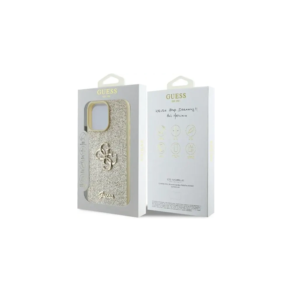 Hurtownia GSM - Guess GUHCP16LHG4SGD Apple iPhone 16 Pro hardcase Fixed Glitter Big 4G aurie - GUE3479 - {ean13} - Hurt
