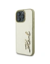 Hurtownia GSM - Karl Lagerfeld KLHCP16LPFMFBKMD Apple iPhone 16 Pro hardcase Metal Signature zlatý - KLD2136 - {ean13} - Hurt
