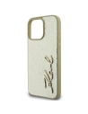 Hurtownia GSM - Etui Karl Lagerfeld KLHCP16LPFMFBKMD Apple iPhone 16 Pro hardcase Metal Signature złoty - KLD2136 - {ean13} - Hurt