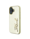 Hurtownia GSM - Karl Lagerfeld KLHCP16SPFMFBKMD Apple iPhone 16 hardcase Metal Signature zlatý - KLD2139 - {ean13} - Hurt