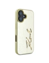 Hurtownia GSM - Karl Lagerfeld KLHCP16SPFMFBKMD Apple iPhone 16 hardcase Metal Signature zlatý - KLD2139 - {ean13} - Hurt