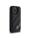 Hurtownia GSM - Karl Lagerfeld KLHCP16XPQDSMGK Apple iPhone 16 Pro Max hardcase Quilted Signature negru - KLD2140 - {ean13} - Hurt