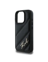 Hurtownia GSM - Karl Lagerfeld KLHCP16XPQDSMGK Apple iPhone 16 Pro Max hardcase Quilted Signature negru - KLD2140 - {ean13} - Hurt