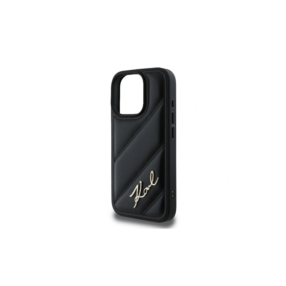 Hurtownia GSM - Etui Karl Lagerfeld KLHCP16XPQDSMGK Apple iPhone 16 Pro Max hardcase Quilted Signature czarny - KLD2140 - {ean13} - Hurt