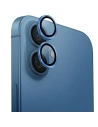 Sticlă pentru obiectivul aparatului UNIQ Optix Aluminium Camera Lens Protector pentru Apple iPhone 16 / 16 Plus, albastru perlă. - iPhone 16 Plus - Uniq