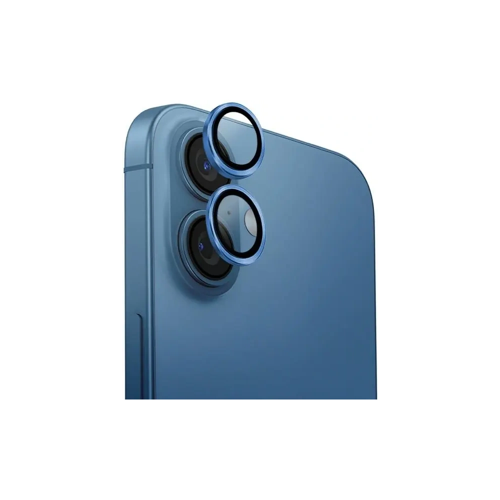 Hurtownia GSM - Szkło na obiektyw aparatu UNIQ Optix Aluminium Camera Lens Protector Apple iPhone 16 / 16 Plus pearl blue - UNIQ1199 - {ean13} - Hurt