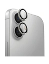 Sticlă pentru obiectivul camerei UNIQ Optix Aluminium Camera Lens Protector Apple iPhone 16 / 16 Plus argintiu sterling. - iPhone 16 Plus - Uniq