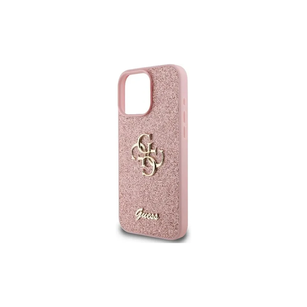 Hurtownia GSM - Etui Guess GUHCP16LHG4SGP Apple iPhone 16 Pro hardcase Fixed Glitter Big 4G różowy - GUE3480 - {ean13} - Hurt