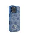 Hurtownia GSM - Guess GUHCP16LP4TDPB Apple iPhone 16 Pro Hardcase Leder 4G Triangle Strass MagSafe blau - GUE3481 - {ean13} - Hurt