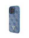 Hurtownia GSM - Guess GUHCP16LP4TDPB Apple iPhone 16 Pro Hardcase Leder 4G Triangle Strass MagSafe blau - GUE3481 - {ean13} - Hurt