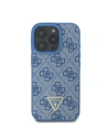 Hurtownia GSM - Guess GUHCP16LP4TDPB Apple iPhone 16 Pro Hardcase Leder 4G Triangle Strass MagSafe blau - GUE3481 - {ean13} - Hurt