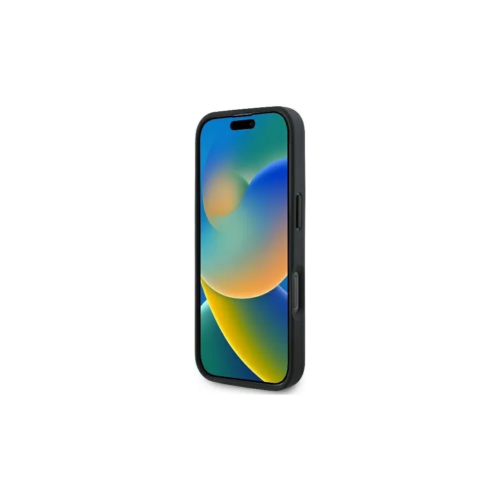 Hurtownia GSM - Guess GUHCP16LP4TDPK Apple iPhone 16 Pro kemény tok Bőr 4G Háromszög Strassz MagSafe fekete - GUE3482 - {ean13} - Hurt
