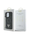 Wholesale Case Guess GUHCP16LP4TDPK Apple iPhone 16 Pro hardcase Leather 4G Triangle Strass MagSafe black - GUE3482 - {ean13} - Hurt