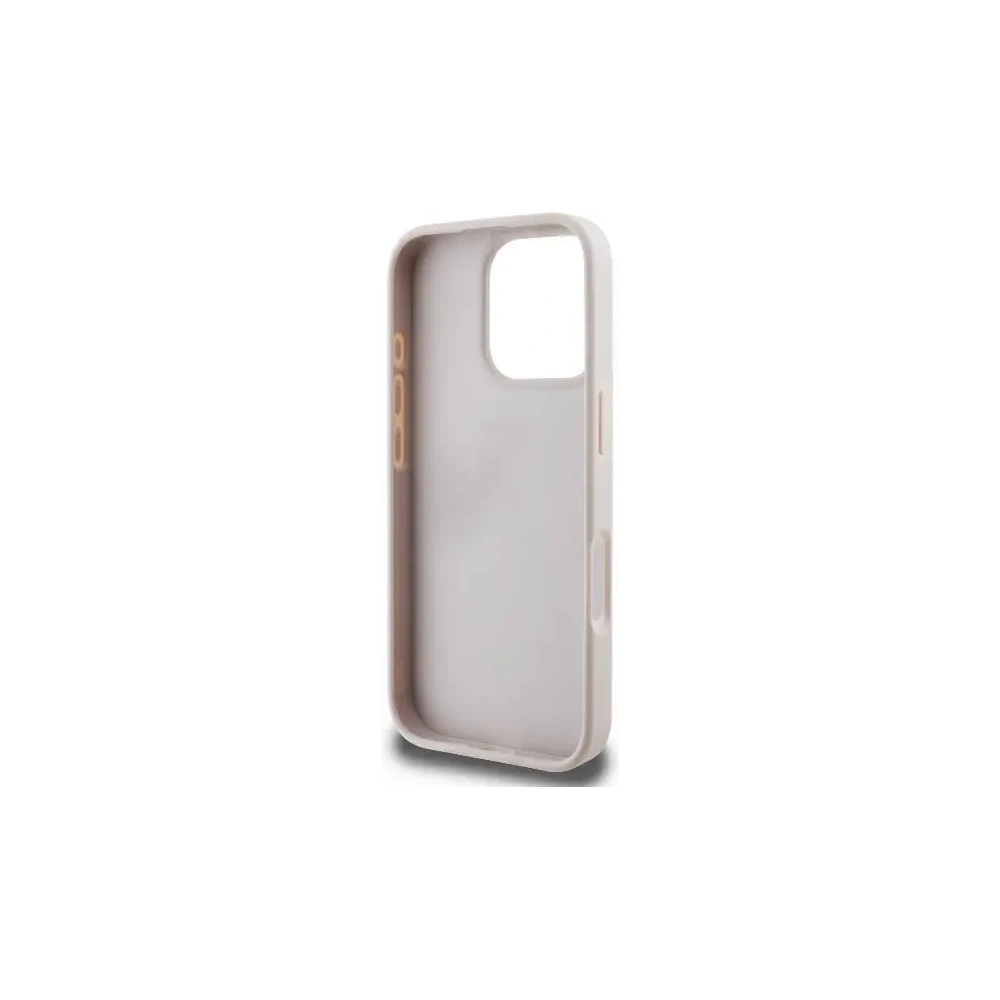 Hurtownia GSM - Guess GUHCP16LP4TDPP Apple iPhone 16 Pro kemény tok Bőr 4G Triangle Strass MagSafe rózsaszín - GUE3483 - {ean13} - Hurt