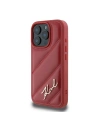 Hurtownia GSM - Etui Karl Lagerfeld KLHCP16XPQDSMGR Apple iPhone 16 Pro Max hardcase Quilted Signature czerwony - KLD2141 - {ean13} - Hurt
