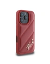 Hurtownia GSM - Etui Karl Lagerfeld KLHCP16XPQDSMGR Apple iPhone 16 Pro Max hardcase Quilted Signature czerwony - KLD2141 - {ean13} - Hurt