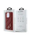 Hurtownia GSM - Karl Lagerfeld KLHCP16XPQDSMGR Apple iPhone 16 Pro Max hardcase Quilted Signature červené - KLD2141 - {ean13} - Hurt