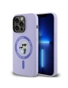 Karl Lagerfeld KLHMP14XSCMKCRHU Apple iPhone 14 Pro Max hardcase Silicon Karl&Choupette Heads Ring MagSafe purpuriu - iPhone 14 Pro Max - Karl Lagerfeld