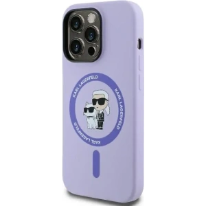 Hurtownia GSM - Karl Lagerfeld KLHMP14XSCMKCRHU Apple iPhone 14 Pro Max Hartschale Silikon Karl&Choupette Köpfe Ring MagSafe purpurrot - KLD2142 - {ean13} - Hurt