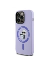 Hurtownia GSM - Karl Lagerfeld KLHMP14XSCMKCRHU Apple iPhone 14 Pro Max kemény tok Szilikon Karl&Choupette Heads Gyűrű MagSafe lila - KLD2142 - {ean13} - Hurt