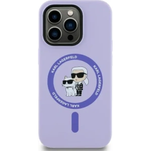 Wholesale Case Karl Lagerfeld KLHMP14XSCMKCRHU Apple iPhone 14 Pro Max hardcase Silicone Karl&Choupette Heads Ring MagSafe purple - KLD2142 - {ean13} - Hurt