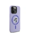 Hurtownia GSM - Karl Lagerfeld KLHMP14XSCMKCRHU Apple iPhone 14 Pro Max kemény tok Szilikon Karl&Choupette Heads Gyűrű MagSafe lila - KLD2142 - {ean13} - Hurt