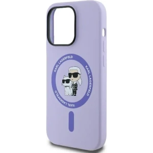 Wholesale Case Karl Lagerfeld KLHMP14XSCMKCRHU Apple iPhone 14 Pro Max hardcase Silicone Karl&Choupette Heads Ring MagSafe purple - KLD2142 - {ean13} - Hurt