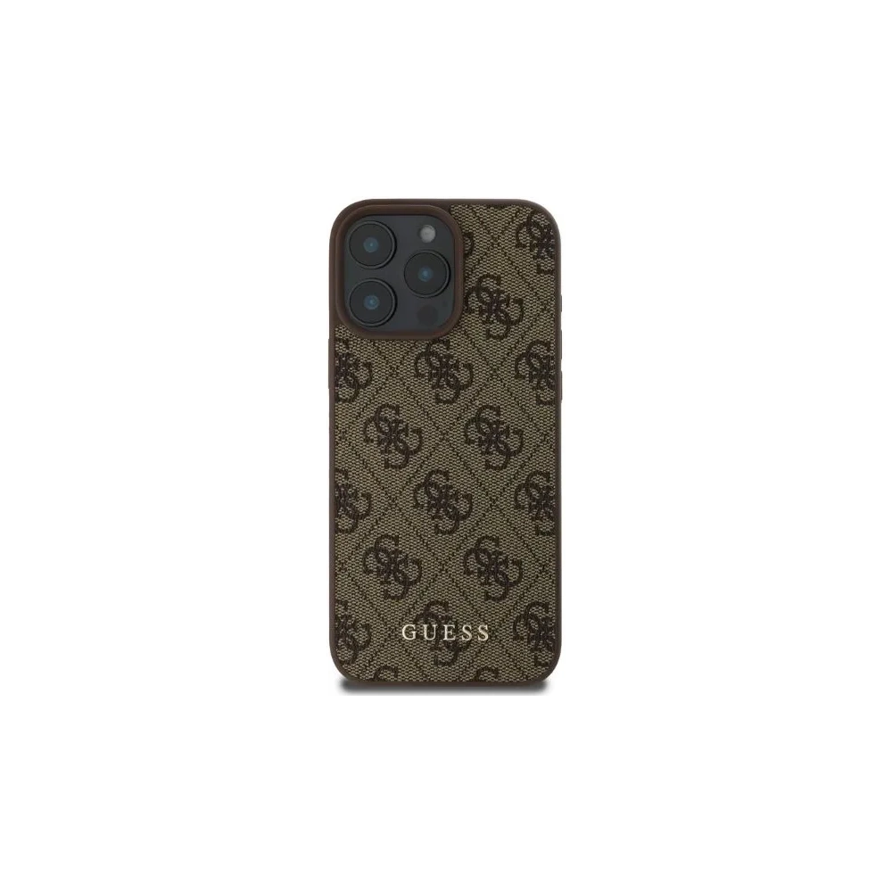 Hurtownia GSM - Fall Guess GUHCP16LG4GFBR Apple iPhone 16 Pro Hardcase 4G Klassisch Braun - GUE3485 - {ean13} - Hurt