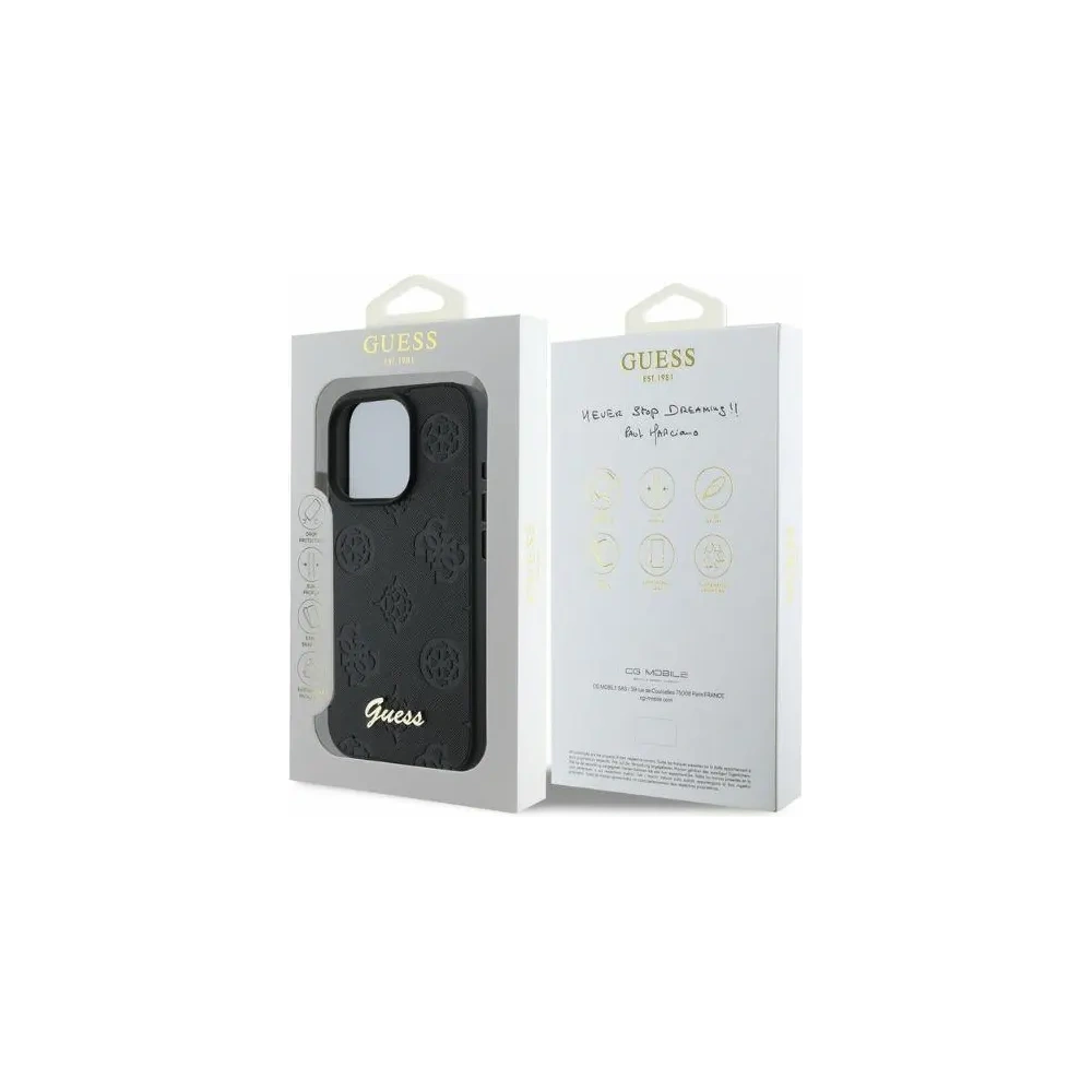 Wholesale Case Guess GUHCP16LG4GFGR Apple iPhone 16 Pro hardcase 4G Classic black - GUE3486 - {ean13} - Hurt