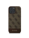 Hurtownia GSM - Fall Guess GUHCP16LG4GLBR Apple iPhone 16 Pro Hardcase 4G Unterstreifen braun - GUE3489 - {ean13} - Hurt