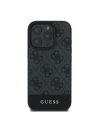 Hurtownia GSM - Fall Guess GUHCP16LG4GLGR Apple iPhone 16 Pro Hardcase 4G Untere Streifen grau - GUE3490 - {ean13} - Hurt