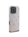 Wholesale Case Guess GUHCP16LG4GLPI Apple iPhone 16 Pro hardcase 4G Bottom Stripe pink - GUE3491 - {ean13} - Hurt