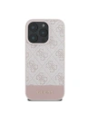 Wholesale Case Guess GUHCP16LG4GLPI Apple iPhone 16 Pro hardcase 4G Bottom Stripe pink - GUE3491 - {ean13} - Hurt