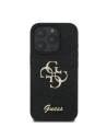 Hurtownia GSM - Fall Guess GUHCP16LHG4SGK Apple iPhone 16 Pro Hardcase Fixierter Glitzer Groß 4G schwarz - GUE3492 - {ean13} - Hurt